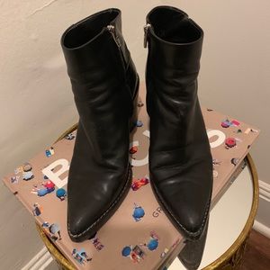 Alexander Wang Stitched heel boots